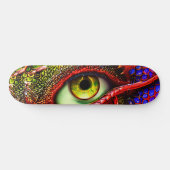 Skateboard Dragon Retro Cool Eye (Horizontaal)