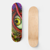 Skateboard Dragon Retro Cool Eye (Voorkant)