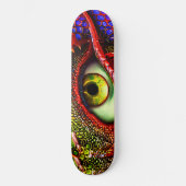 Skateboard Dragon Retro Cool Eye (Voorkant)