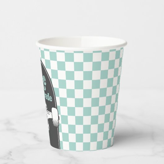 Skateboard Een Cool Dude 1e Verjaardag Papieren Bekers (Links)