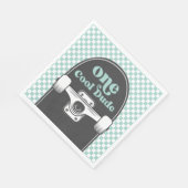 Skateboard Een Cool Dude Verjaardag Servet (Hoek)