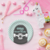 Skateboard Een Cool Dude Verjaardagspapier Borden Papieren Bordje (Feest)