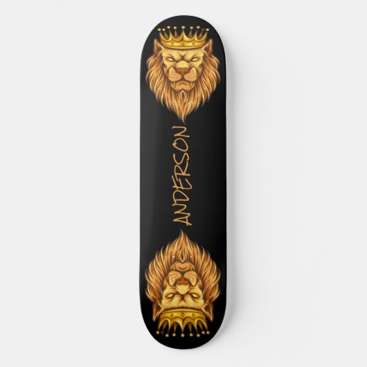 skateboard Elegant Lion King Crown (Voorkant)