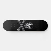 Skateboard en Crossbones (Horizontaal)