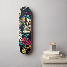 Skateboard en Rozen