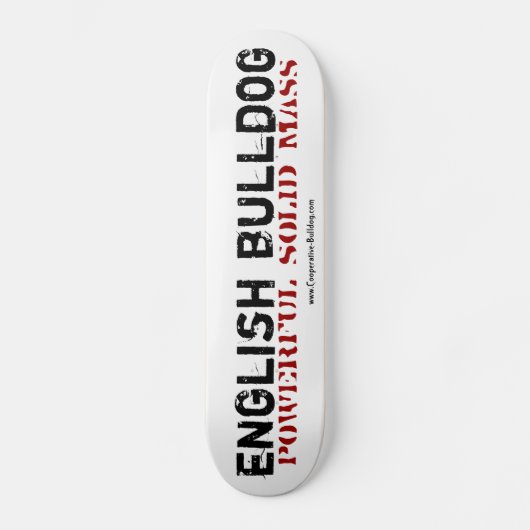 Skateboard English Bulldog (Voorkant)