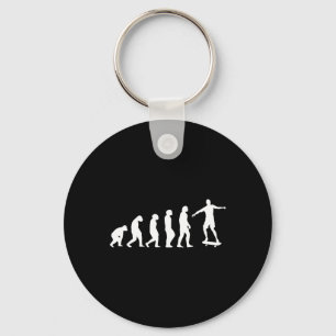 Skateboard Evolutie - Skateboardliefhebbers Sport  Sleutelhanger