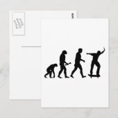 Skateboard Evolution Briefkaart (Voorkant / Achterkant)