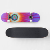 Skateboard Explosion in Pink Blue en Red (Horizontaal)
