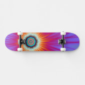 Skateboard Explosion in Pink Blue en Red (Horizontaal)