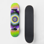 Skateboard Explosion in Yellow and Violet (Voorkant)