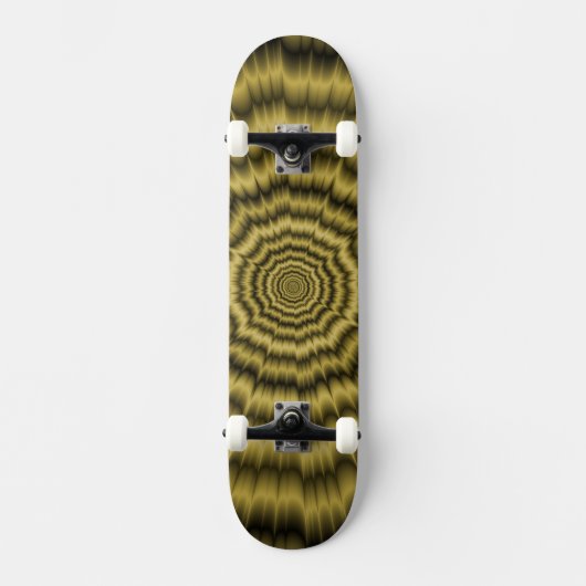 Skateboard Eye Boggling Explosion in Gold (Voorkant)
