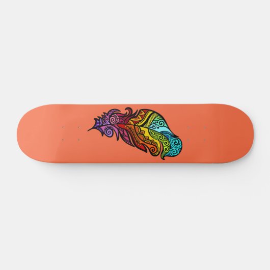 Skateboard, Feather Persoonlijk Skateboard (Horizontaal)