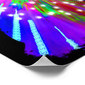 Skateboard Flip Out in Fireworks Poster (Hoek)