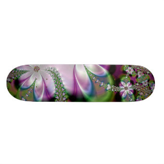 Skateboard Floral Garden