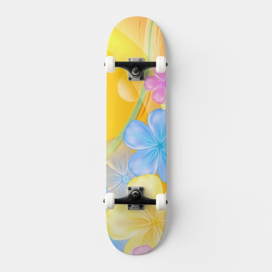 Skateboard-Floral Persoonlijk Skateboard (Voorkant)