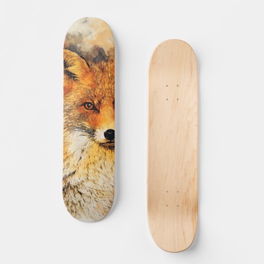 Skateboard fox #fox (Voorkant)