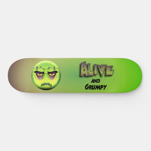 Skateboard Frankenmoji (Horizontaal)