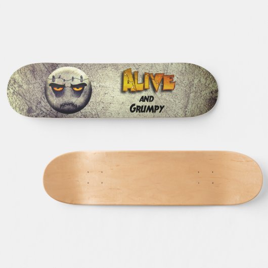 Skateboard Frankenmoji Vintage (Horizontaal)