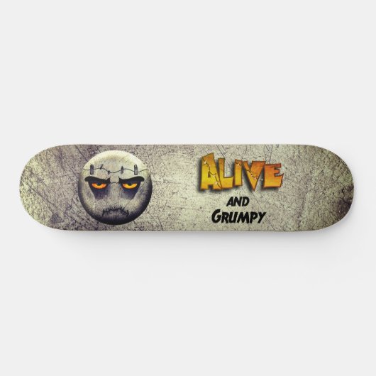 Skateboard Frankenmoji Vintage (Horizontaal)