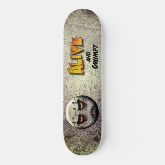 Skateboard Frankenmoji Vintage (Voorkant)
