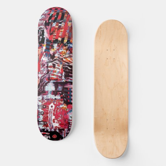 Skateboard – Gefragmenteerde Puls (Voorkant)