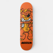 Skateboard Gepersonaliseerd Sinaasappel Ted Zombie (Voorkant)