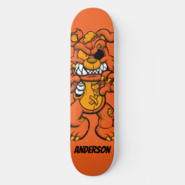 Skateboard Gepersonaliseerd Sinaasappel Ted Zombie
