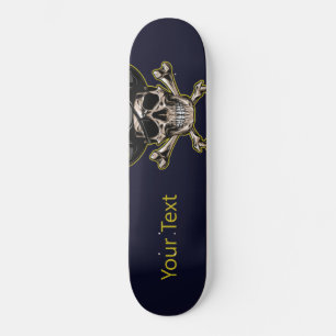 Skateboard Gepersonaliseerde zwarte piraatschede