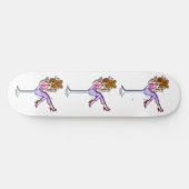 Skateboard - Girl in a Martini Glass, Lil Red (Horizontaal)
