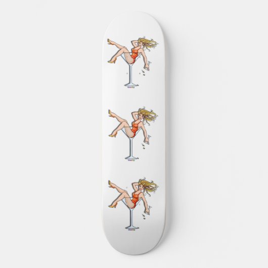 Skateboard - Girl in a Martini Glass, Olivia (Voorkant)