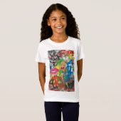 Skateboard Girl T-shirt (Voorkant volledig)