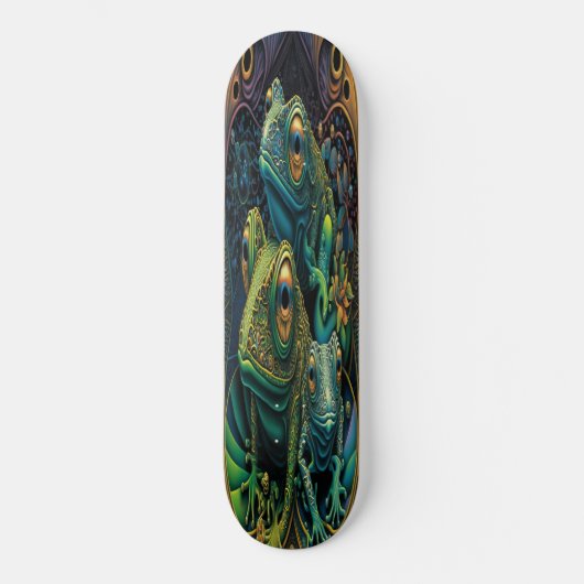 Skateboard Girly 2 Fairy Gold Frogs (Voorkant)