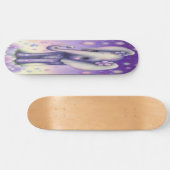 Skateboard Girly flower baby olifant (Horizontaal)