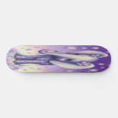 Skateboard Girly flower baby olifant (Horizontaal)