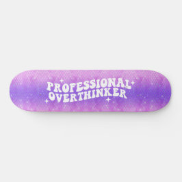 Skateboard Girly Glitter Positive Wording