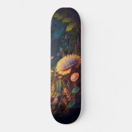 Skateboard Girly Mushroom Patroonbos