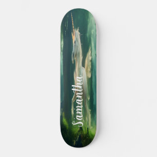 Skateboard Girly Old White Unicor