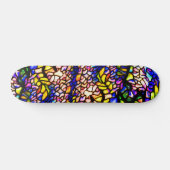 Skateboard-Glas in lood-Louis Tiffany 1 Persoonlijk Skateboard (Horizontaal)