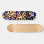 Skateboard-Glas in lood-Louis Tiffany 1 Persoonlijk Skateboard (Horizontaal)