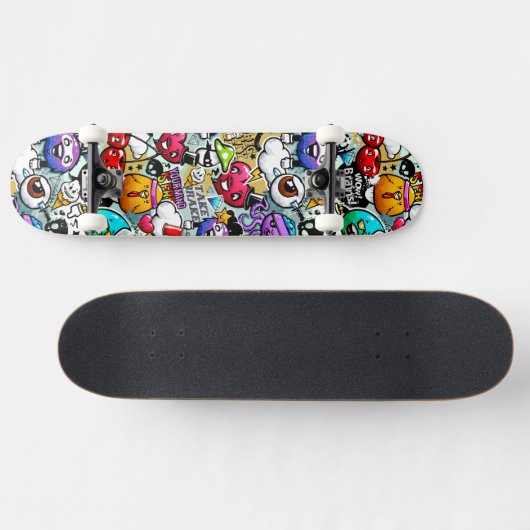 Skateboard - graffiti-ontwerp (Horizontaal)