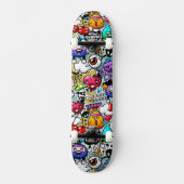 Skateboard - graffiti-ontwerp (Voorkant)