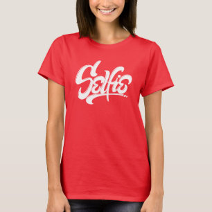 Skateboard Graffiti Selfie Street Art Lettering T- T-shirt
