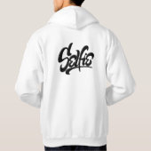 Skateboard Graffiti Selfie Street Hoodie (Achterkant)