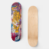 Skateboard Graffiti Tiger (Voorkant)