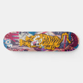 Skateboard Graffiti Tiger (Horizontaal)