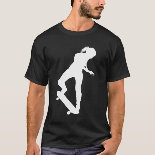 Skateboard Graphic T-shirt Skateboarder Shirt Skat (Voorkant)