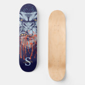 skateboard Great Ape Skull Monogram (Voorkant)