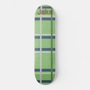 Skateboard Green Blue