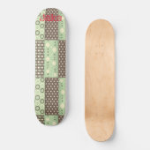 Skateboard Green Brown (Voorkant)